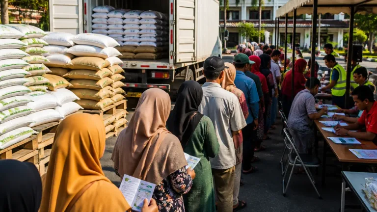 Bulog Salurkan 563.610 kg Beras kepada 18.787 Penerima di Pasuruan