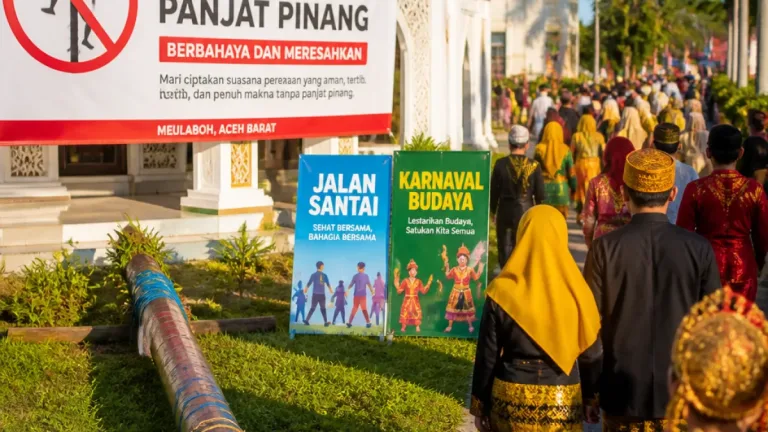 Bupati Aceh Barat Larang Lomba Panjat Pinang: Prioritaskan Keselamatan dan Kearifan Lokal