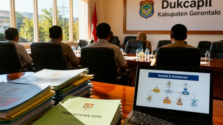 Bupati Dorong Dukcapil Kabupaten Gorontalo Inovatif dan Perkuat Kolaborasi di Tengah Efisiensi Anggaran