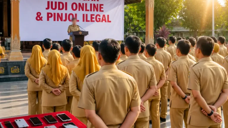 Bupati Kudus Minta ASN Menjauhi Judi Online dan Pinjol Ilegal saat Apel Pagi