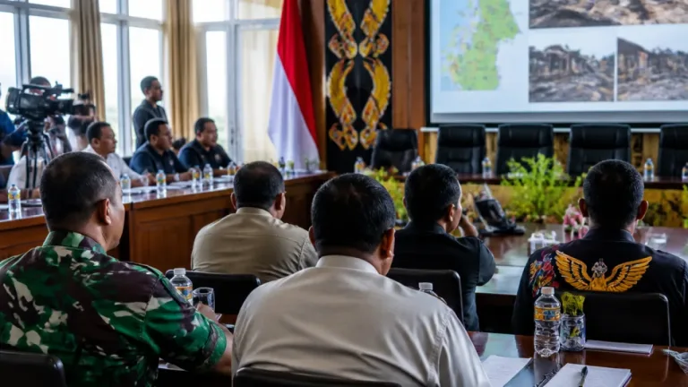 Bupati Paparkan Kondisi Pascakonflik Wamena dalam Rakor Kemenko Polkam
