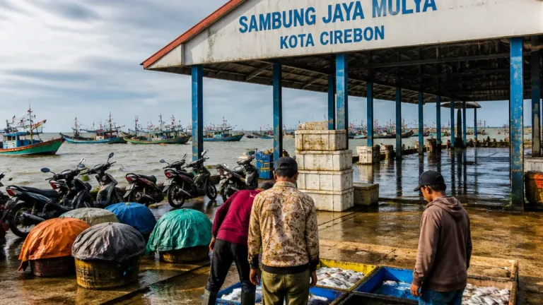 Cuaca Buruk Tekan Aktivitas Lelang Ikan di Cirebon, Pasokan dan Harga Terpengaruh