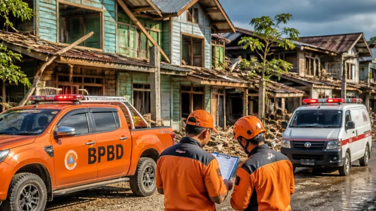Cuaca Ekstrem Rusak 22 Rumah di Langkat dan Batubara, BPBD Sumut Dampingi Penanganan