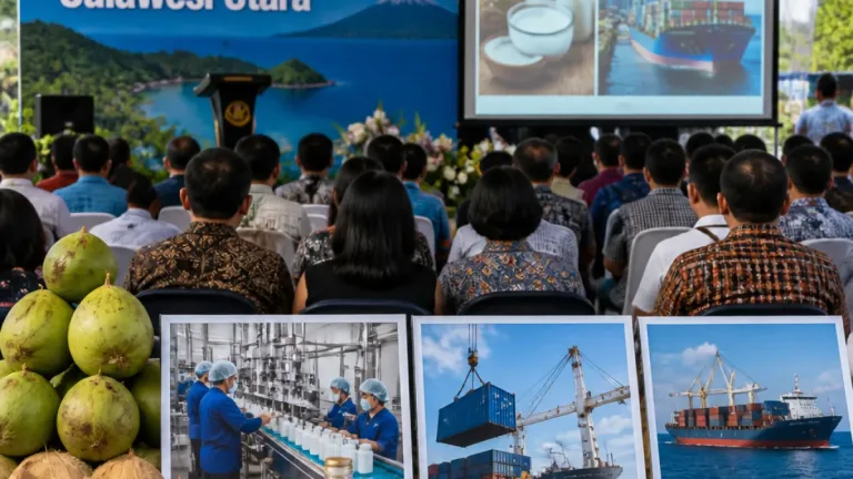 Dahlan Iskan Dorong Hilirisasi Kelapa dan Pemanfaatan Direct Call Pelabuhan Bitung