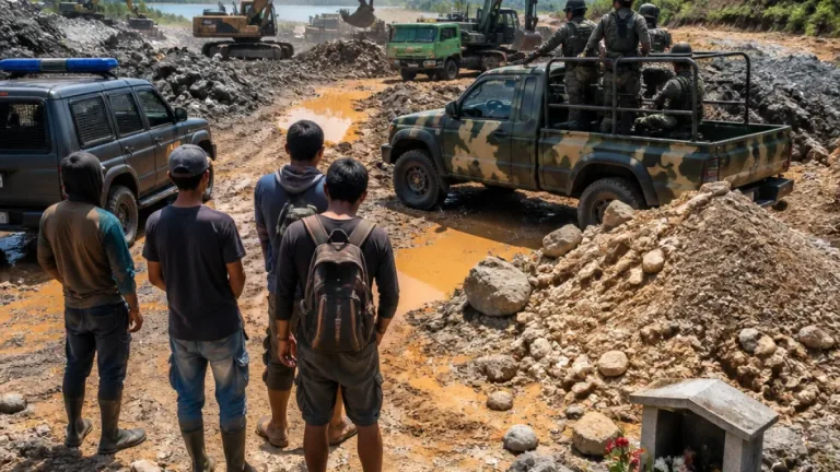 Dandim 1403 Palopo Ancam Penertiban Besar-besaran Tambang Emas Ilegal di Bajo Barat