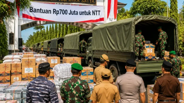 Denpasar Kirim Bantuan Rp700 Juta untuk Korban Gempa NTT, Berangkat dari Makorem