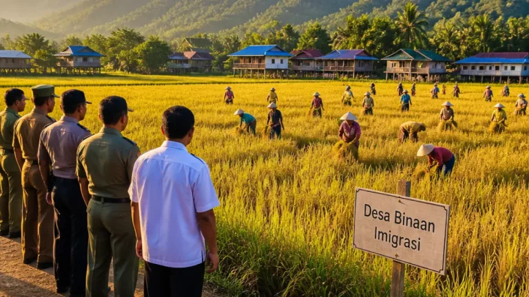 Desa Binaan Imigrasi di Manokwari Panen Padi Perdana, Bukti Program Pemberdayaan Bersuara
