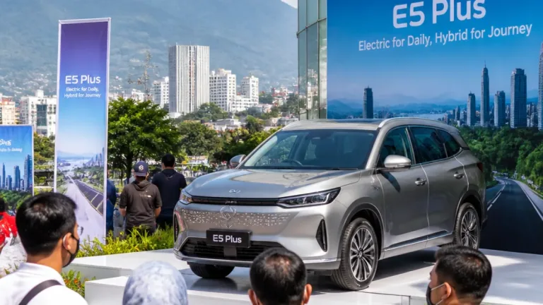 DFSK E5 Plus Meluncur di Bandung, Produsen Bidik Konsumen Jawa Barat dengan PHEV
