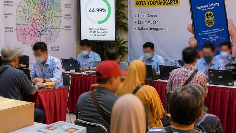 Disdukcapil Yogyakarta: 44,99% Rekam e-KTP Sudah Aktifkan Identitas Kependudukan Digital