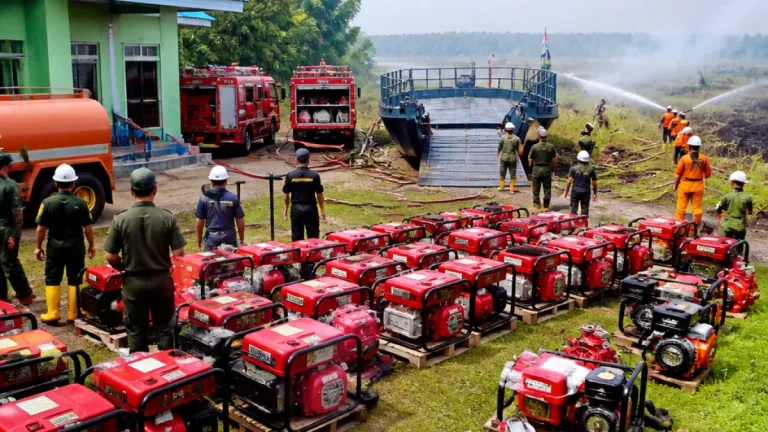 Dishut Kalsel Terima 50 Mesin Pemadam untuk Perkuat Penanganan Karhutla di Hutan Lindung