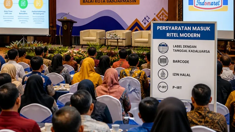 Disperdagin Banjarmasin Dorong UMKM dan IKM Lokal Masuk Ritel Modern