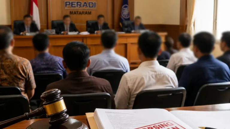 DKD PERADI Skorsing Advokat di Mataram Selama 12 Bulan atas Pelanggaran Kode Etik
