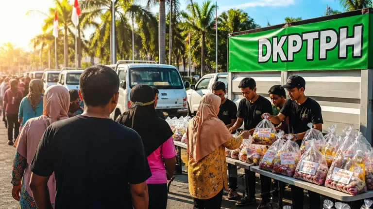 DKPTPH Gorontalo Gelar Jalan Sehat dan Bagikan Paket Pangan Gratis Untuk Warga