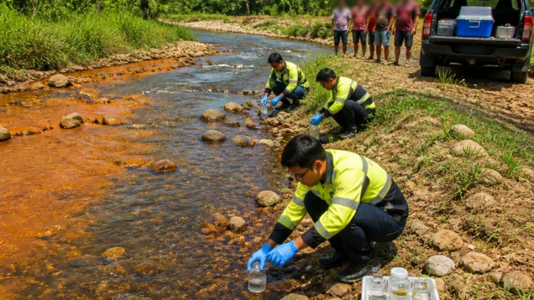 DLH Bandung Barat Kantongi Identitas Perusahaan Diduga Mencemari Sungai Cihaur
