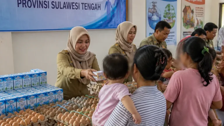 DP2KB Sulteng Percepat Penanganan Stunting dengan Distribusi Makanan Bergizi
