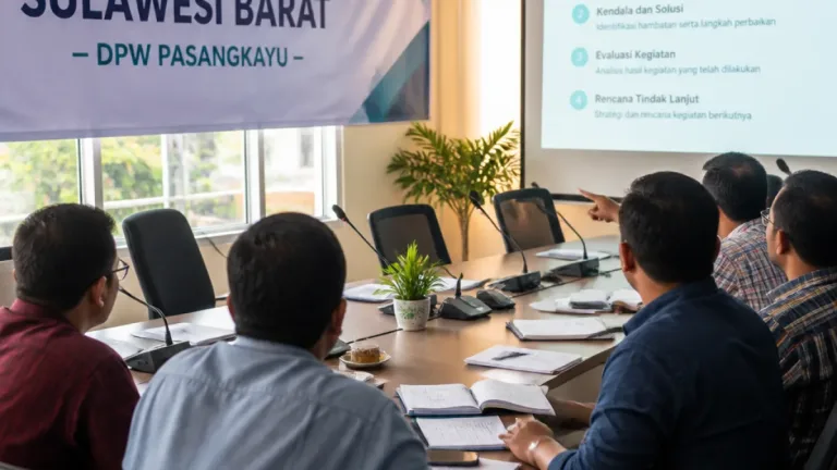 DPW IJS Pasangkayu Gelar Rapat Perdana, Evaluasi Kinerja Jadi Prioritas