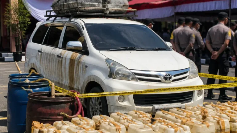 Dua Pelangsir dengan Tangki Dimodifikasi Ditangkap di Parepare, 698 Liter Pertalite Disita