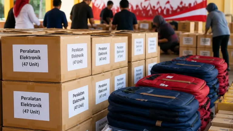 Dumai: PT Energi Sejahtera Mas Salurkan 47 Peralatan untuk Mendukung Kegiatan RT dan Sekolah