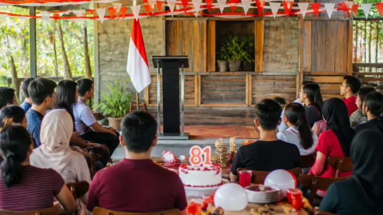 DWP Lapas Mojokerto Peringati HUT ke-81 RI dan Gelar Pisah Sambut dengan Nuansa Merah Putih