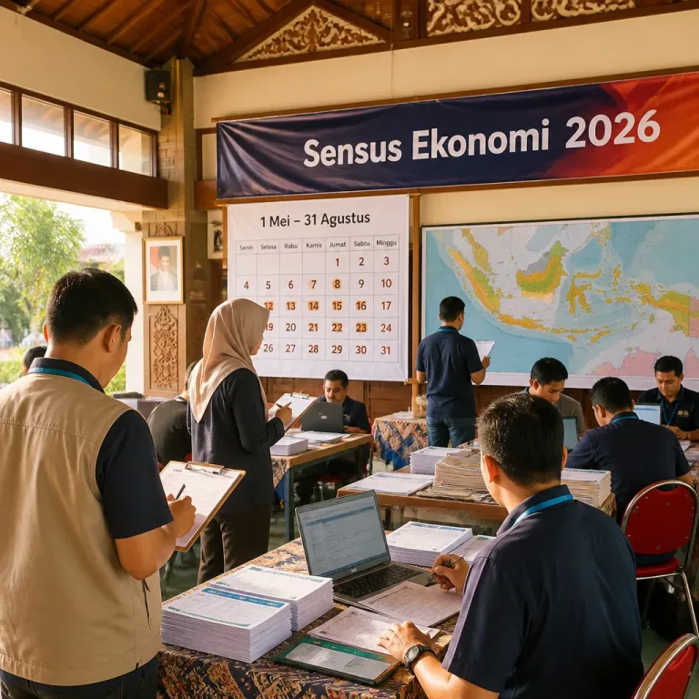 Sensus Ekonomi 2026 Dimulai 1 Mei, Pemerintah Tekankan Pentingnya Basis Data untuk Kebijakan