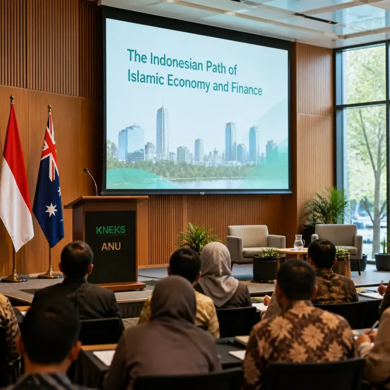 KNEKS Paparkan Strategi Penguatan Ekonomi Syariah Indonesia di Konferensi ANU
