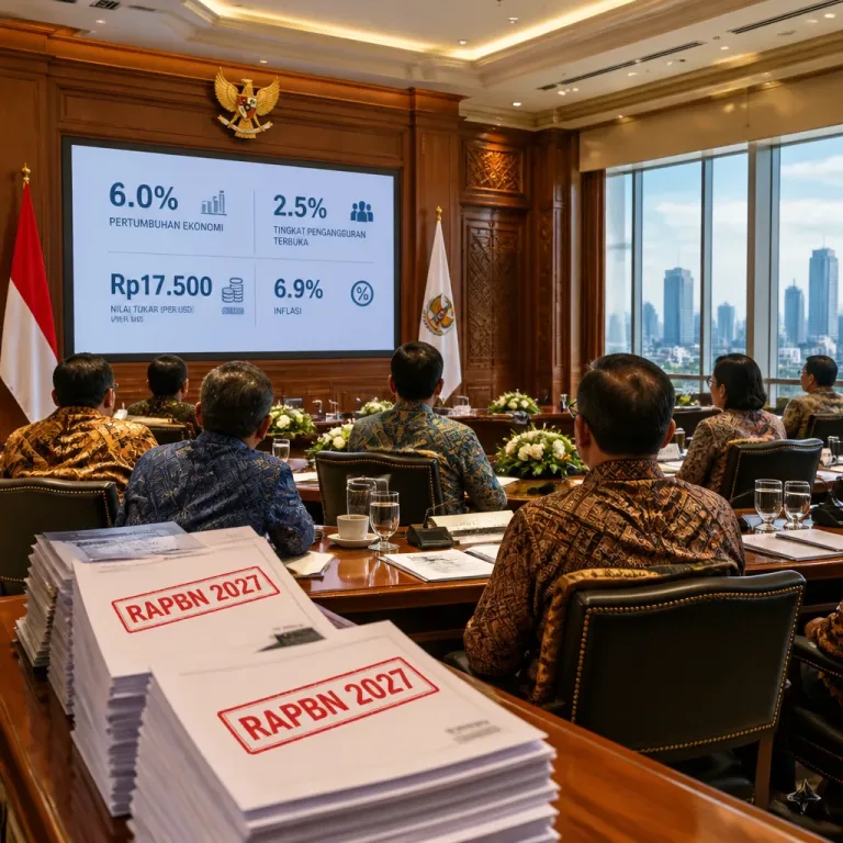 DPR dan Pemerintah Sepakati Asumsi Makro RAPBN 2027, Target Pertumbuhan 6,0 Persen