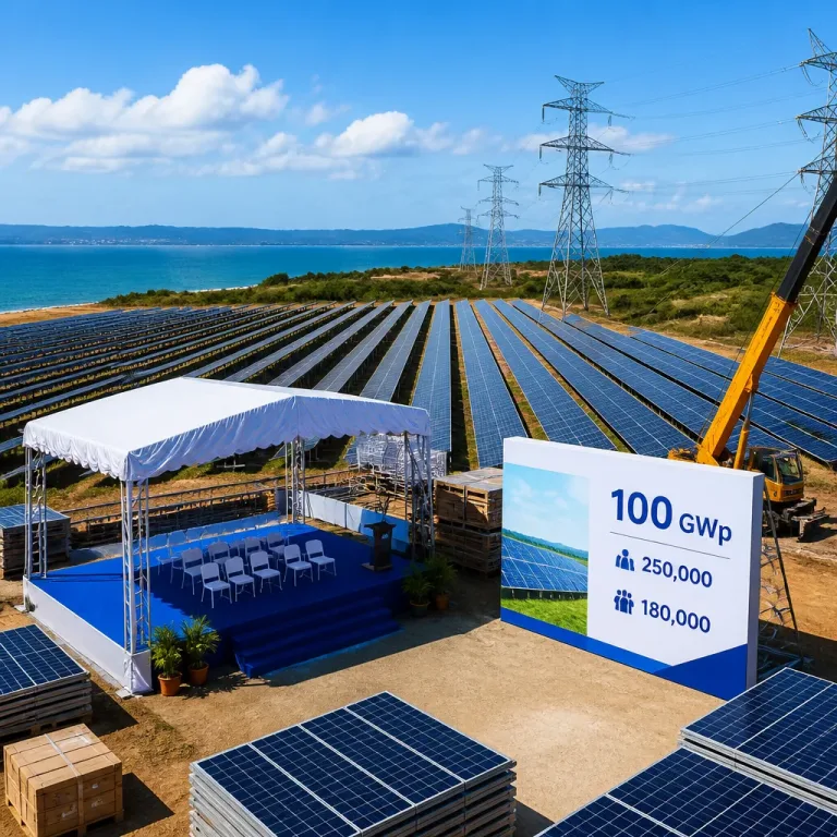 Pemerintah Luncurkan Program PLTS 100 GWp: Investasi Rp1.140 T dan Potensi 5,52 Juta Lapangan Kerja