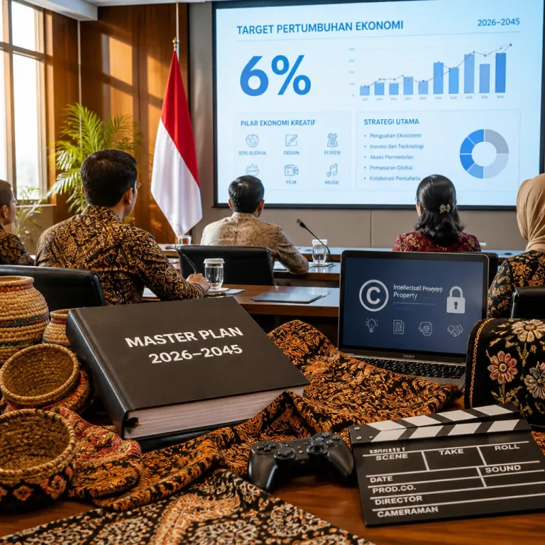 Pemerintah Andalkan Ekonomi Kreatif Dorong Target Pertumbuhan 6 Persen pada 2027