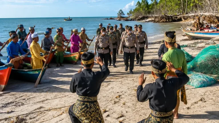Ekspedisi Polda Riau Soroti Abrasi di Kepulauan Meranti, Nelayan Keluhkan Penurunan Tangkap
