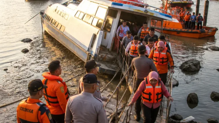 Evakuasi Kapal Mentawai Fast di Padang: 250 Penumpang Selamat setelah Kapal Mati Mesin