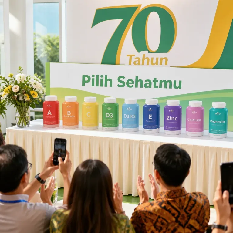 Vitamin dan Mineral Kini Menjadi Bagian Gaya Hidup, IPI Rayakan 70 Tahun dengan Pilih Sehatmu