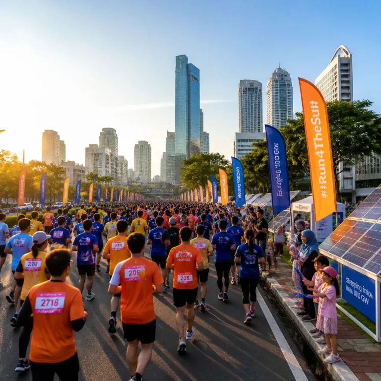 AESI Solar Run 2026: Lari Santai di CFD Jakarta Bawa Pesan Energi Bersih