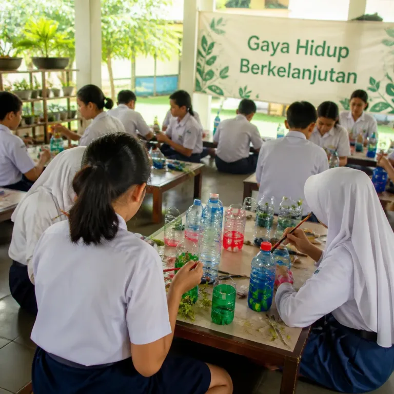 SMPN 25 Jakarta Dorong Kebiasaan Berkelanjutan: dari Edukasi 3R hingga Produk Bernilai dari Botol Plastik