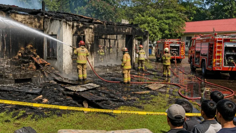 Gedung Rumah Sakit Bergerak di Gorontalo Utara Ludes Terbakar, Dokter Internship Selamat