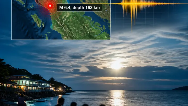 Gempa M 6,4 di Simalungun Terasa Hingga Pantai Barat Semenanjung Malaysia