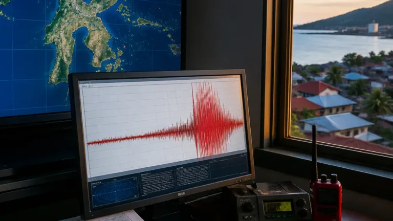 Gempa M5,8 Guncang Barat Laut Melonguane, Sulawesi Utara; Kedalaman 10 Km
