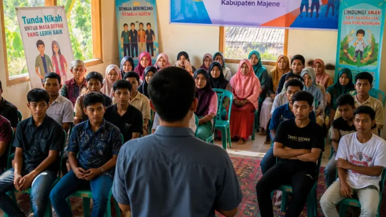 GenRe Sulbar Gelar Sosialisasi Pencegahan Nikah Dini di Majene, Sasar Remaja dan Orang Tua