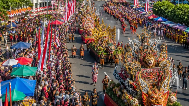 Gresik Gelar Merdeka Carnival 2026: 24 Mobil Hias dan 71 Barisan Meriahkan Kota
