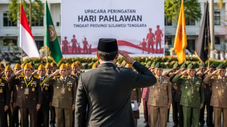 Gubernur Sultra Pimpin Harvetnas 2026: Menjaga Nilai Juang untuk Generasi Kini