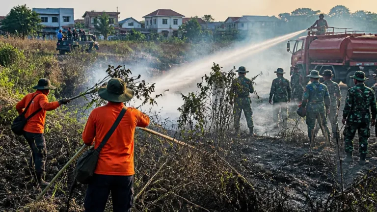 Gubernur Turun Tangan Padamkan Karhutla di Pengayuan, Banjarbaru