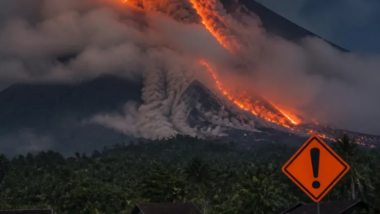Gunung Semeru Erupsi Lagi, Awan Panas Guguran Terpantau meski Visual Tertutup Kabut