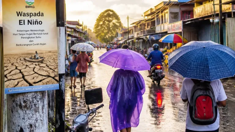 Hujan Intesitas Sedang Basahi Nabire setelah Kemarau Panjang, BMKG Tetap Waspada El Nino