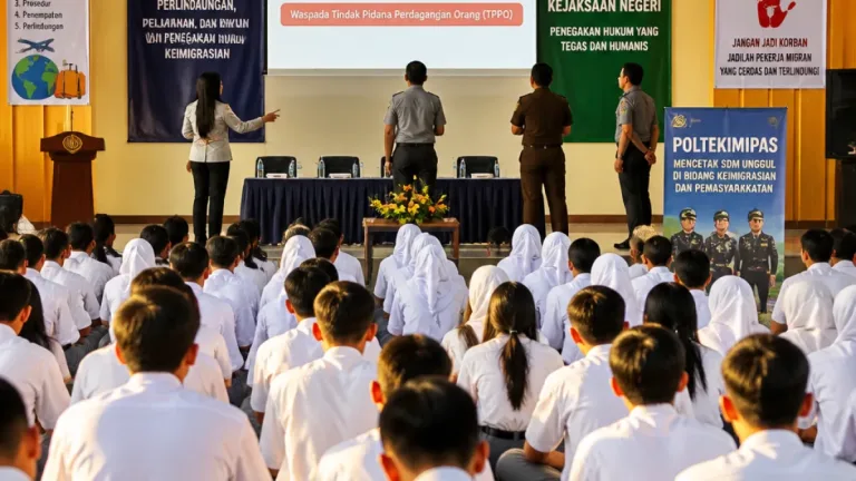 Imigrasi Blitar Edukasi Pelajar SMAN 4 untuk Cegah Modus TPPO