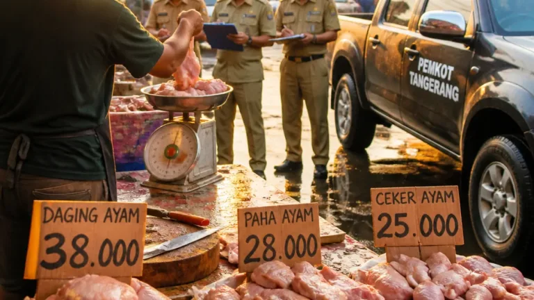 Indeks Inflasi Kota Tangerang Terendah di Banten, Didominasi Kenaikan Harga Daging Ayam