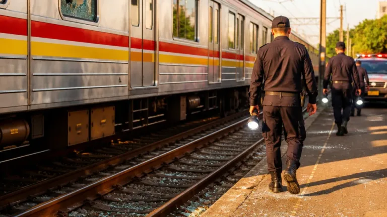 Insiden Pelemparan Botol terhadap KRL Rute Bogor–Jakarta di Petak Cilebut-Bojonggede