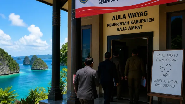 Inspektorat Raja Ampat Gelar Sidang TPTGR Tindaklanjuti Temuan LHP BPK, Waktu Pengembalian 60 Hari