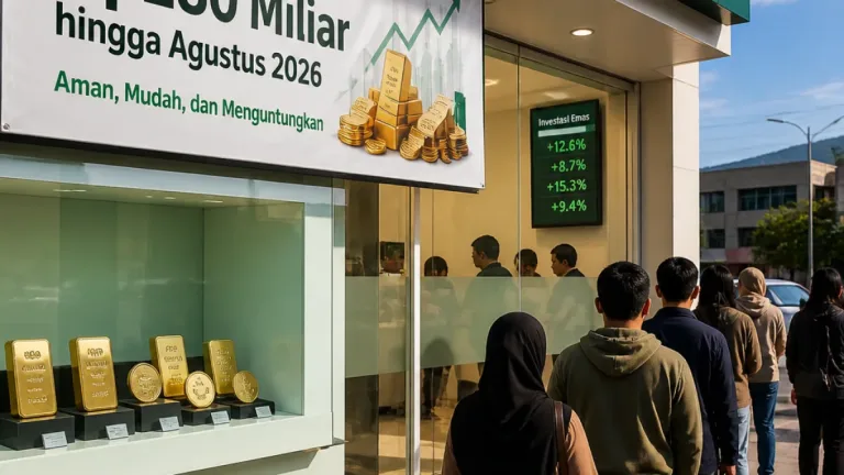 Investasi Emas di Sulteng Capai Rp280 Miliar hingga Agustus 2026, Lampaui Target Tahunan