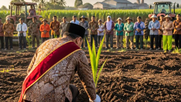 Jatim Dapat Target Terbesar Program Bongkar Ratoon 2026, Khofifah Tandai Langkah Awal di Kediri
