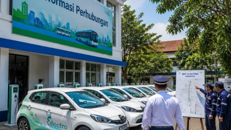 Jawa Tengah Mulai Era Transportasi Hijau: 10 Taksi Listrik Dioperasikan, Integrasi Trans Jateng Dikaji
