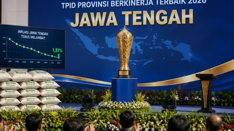 Jawa Tengah Raih Penghargaan TPID Provinsi Berkinerja Terbaik 2026, Inflasi Terkendali